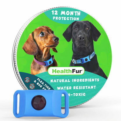 HealthyFur™ - 12 Months All Natural Flea and Tick Tags for Dogs & Cats