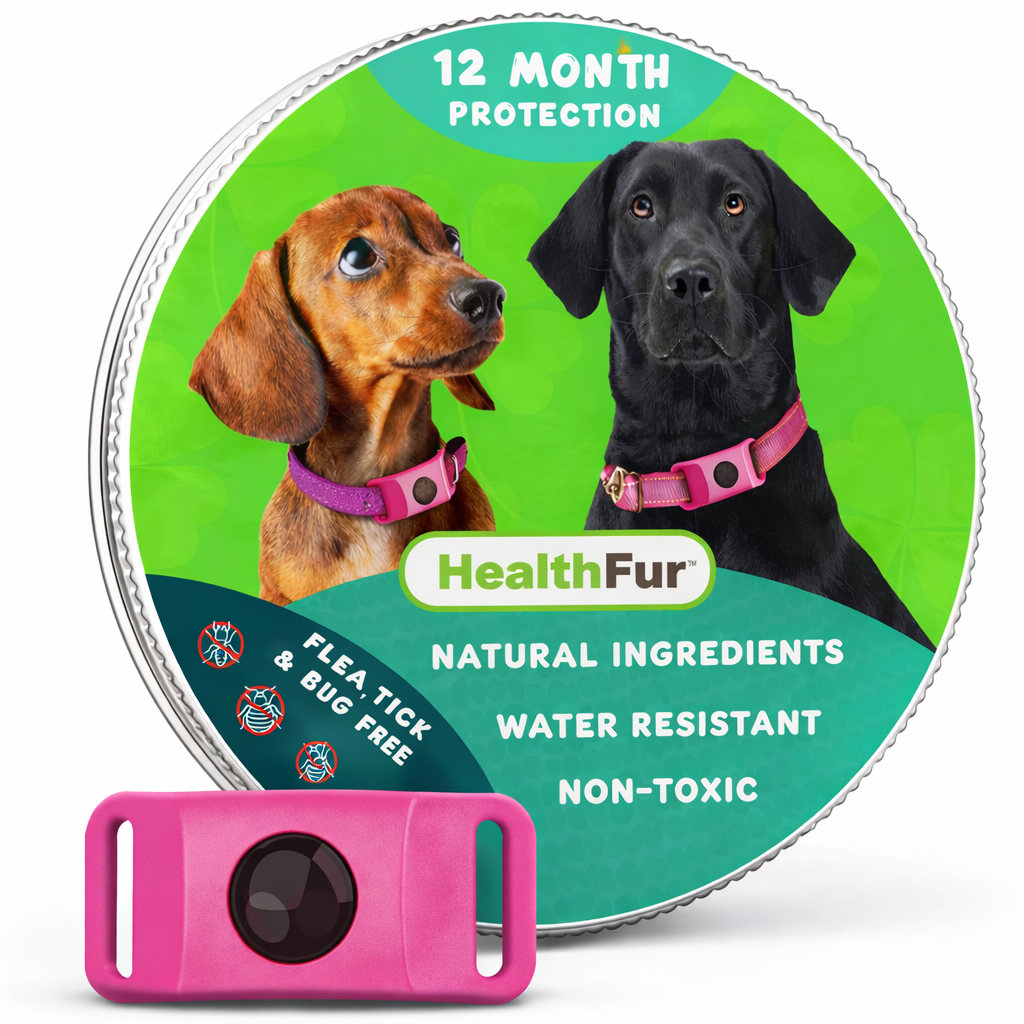 HealthyFur™ - 12 Months All Natural Flea and Tick Tags for Dogs & Cats